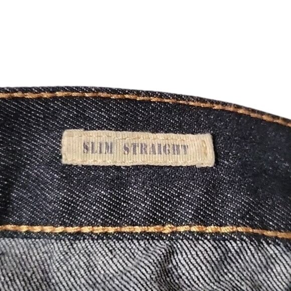 Vintage Genes 1891 Relaxed Fit Dark Wash Denim Jeans Unisex Straight Leg - Picture 7 of 8